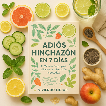 Adiós Hinchazón en 7 Días — El método detox para eliminar la inflamación y pesadez