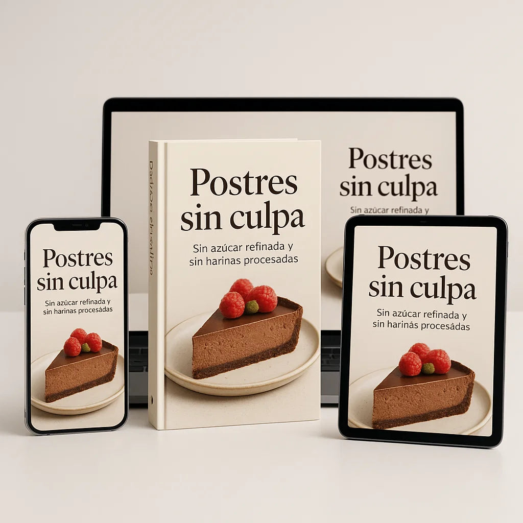 [9x1] +500 Postres saludables + 8 Bonus SALUDABLES de regalo