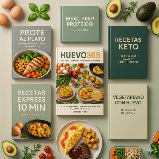 Huevo365+: Una receta por día, una vida con proteínas + 6 Bonus de Regalo